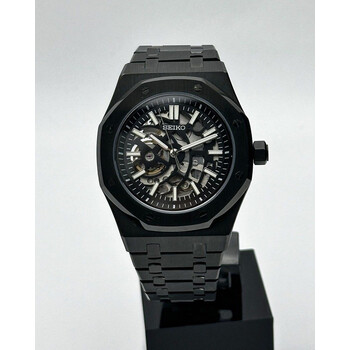 Custom Seiko Mod • Black Skeleton AP • 42mm